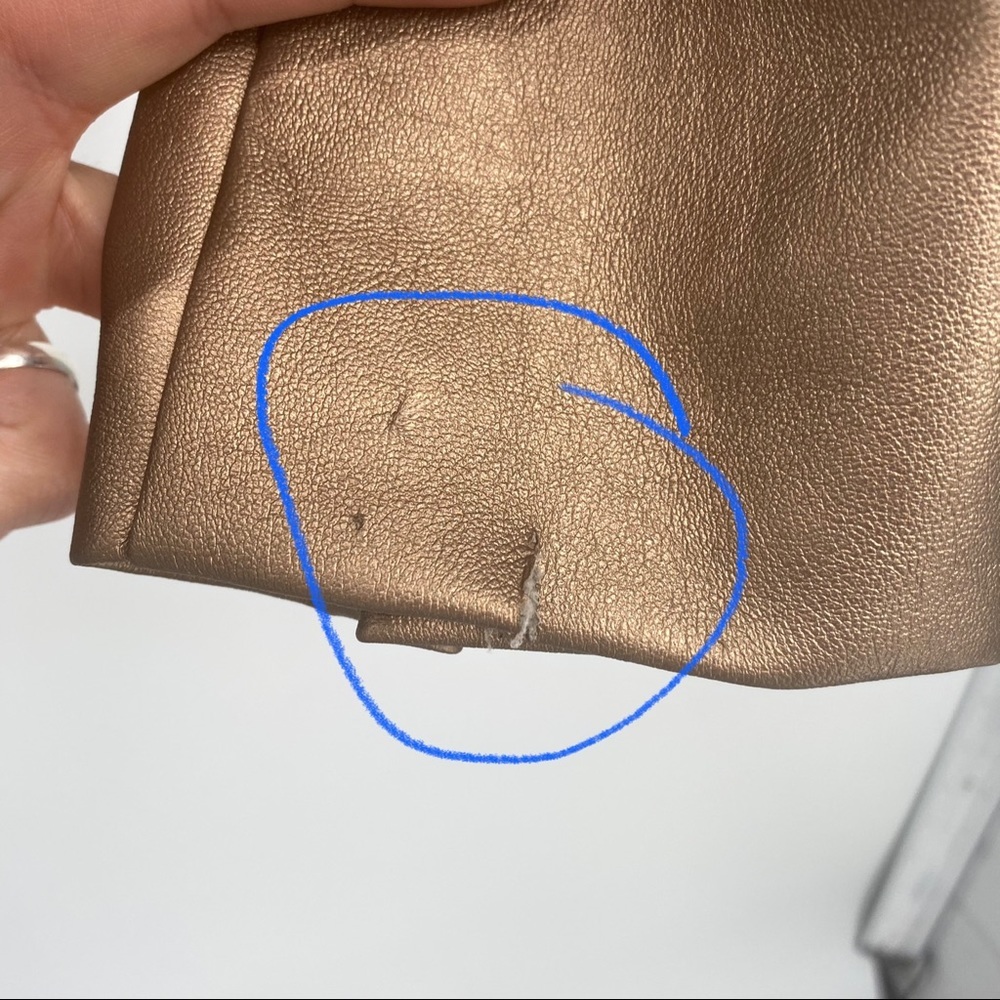 Romeo & Juliet CoutureMetallic Faux Leather Jacket - Picture 8 of 11